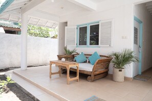 Family Bungalow, 2 Double Beds | Terrace/patio - 7SEAS Cottages (Gili Air)