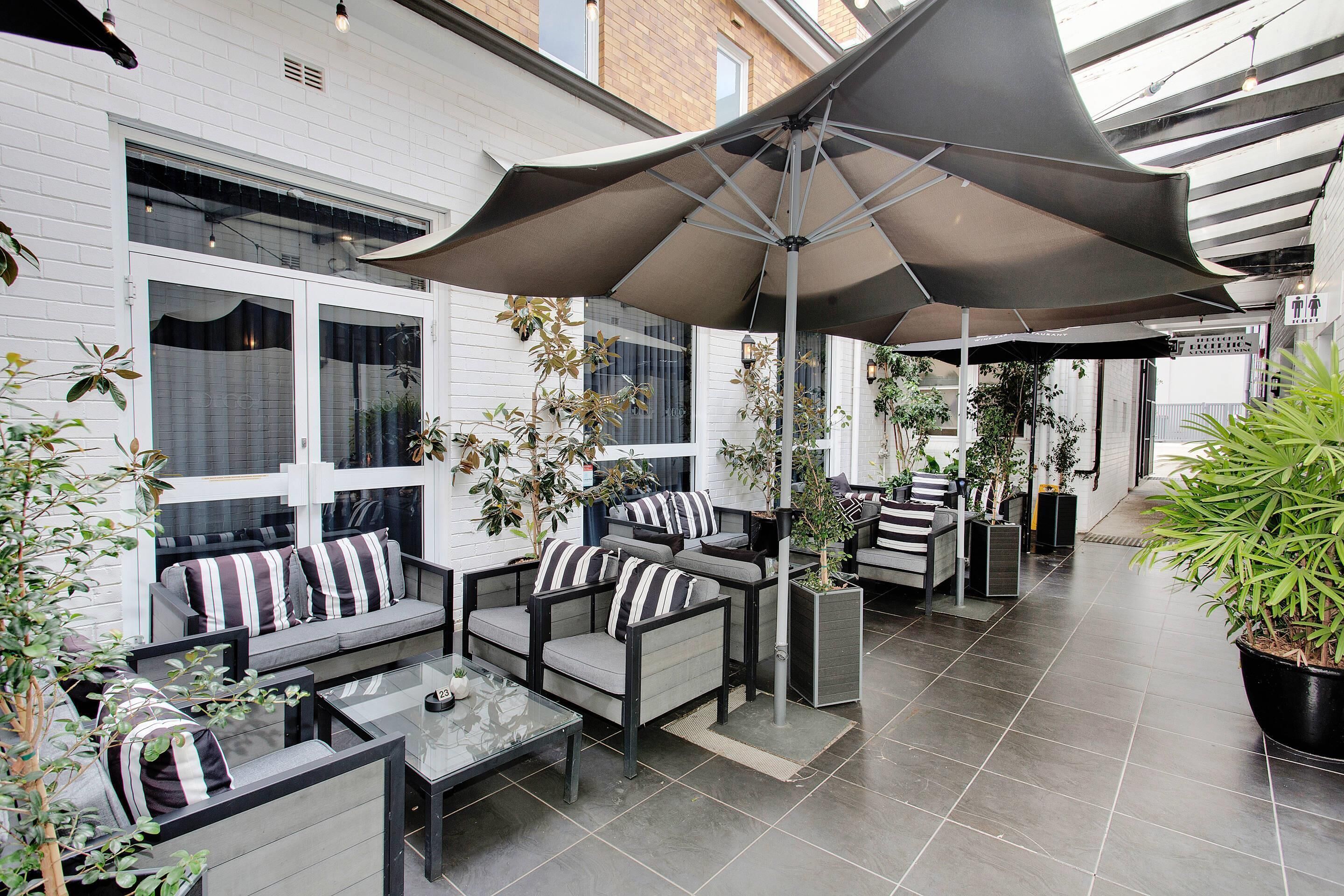 Lunch and dinner served, Mediterranean cuisine