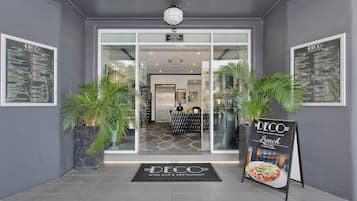 Lunch and dinner served, Mediterranean cuisine