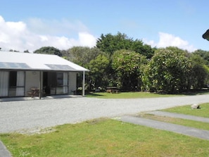 Standard Cabin - No Ensuite Bathroom | View from room - Greymouth KIWI Holiday Parks & Motels (Greymouth)