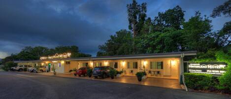 Front of property - evening/night