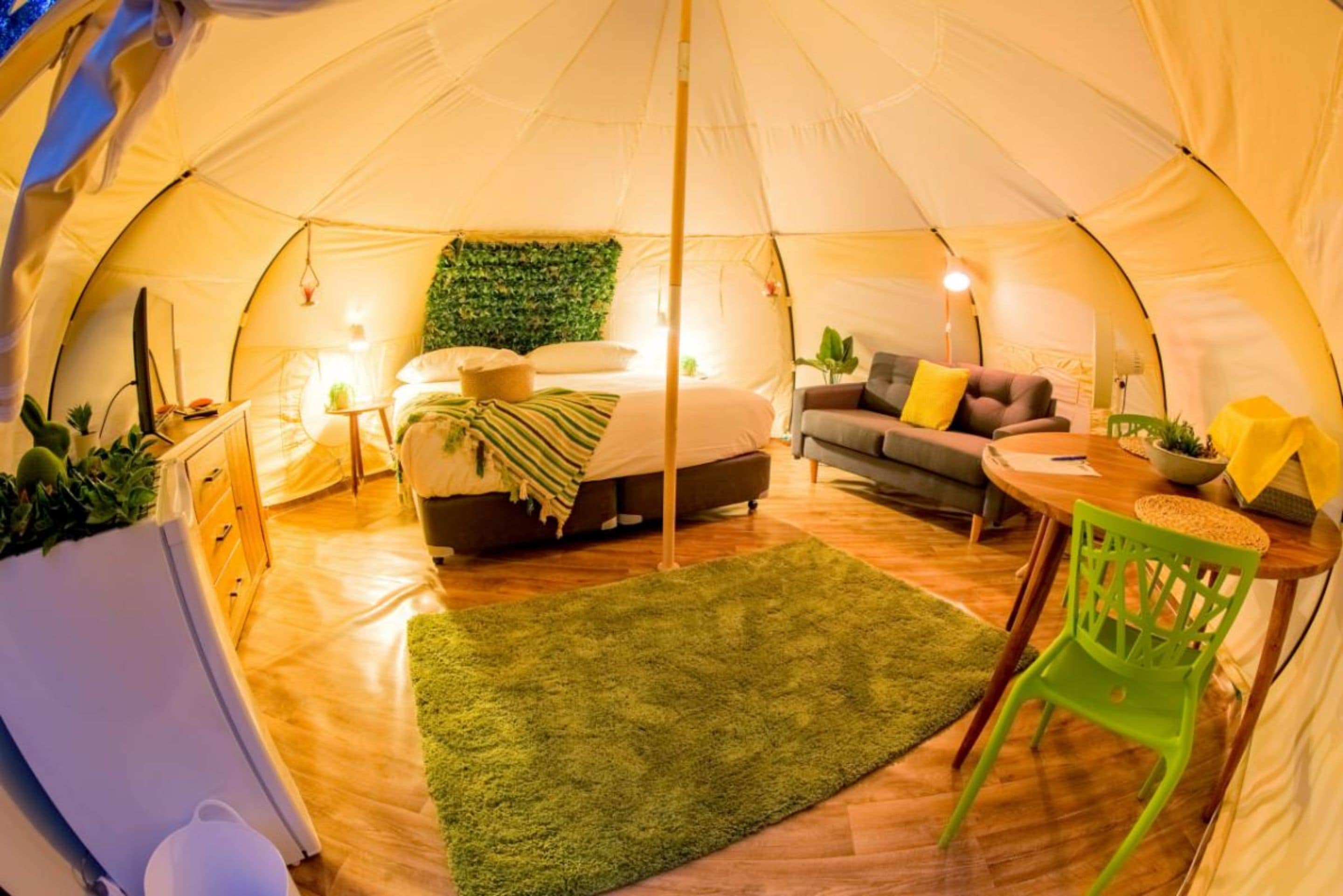 Zelt, 1 Schlafzimmer | Daunenbettdecken, Bettwäsche