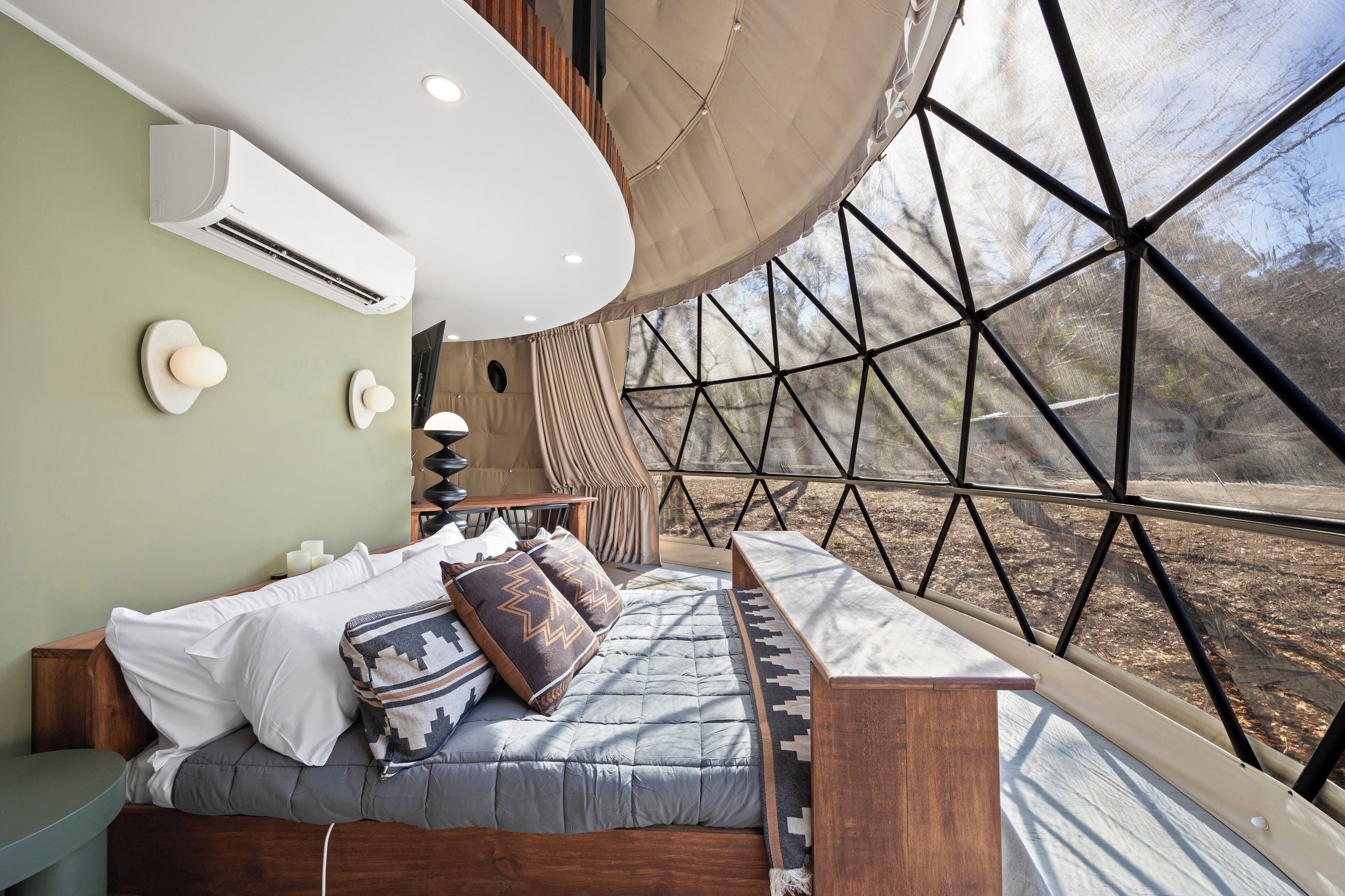 Magnificent Mega Dome Ensuite | Down comforters, bed sheets