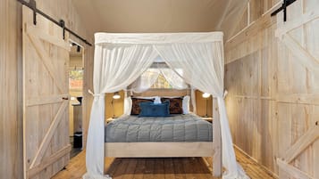 Safari Tent | Down comforters, bed sheets