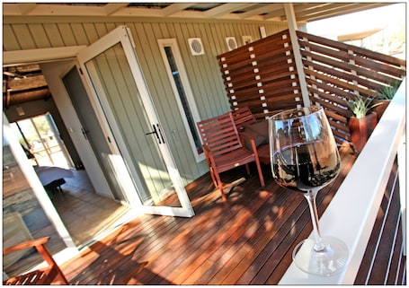 Terrasse/Patio. Mungo Lodge