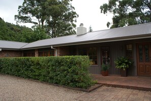 Majoituspaikan julkisivu