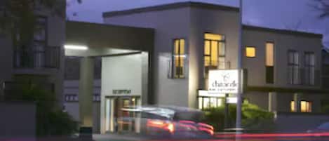 Front of property - evening/night