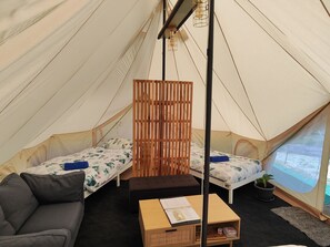 Luksustelt (Family Glamping Tent) | Wi-fi (inkludert) og sengetøy