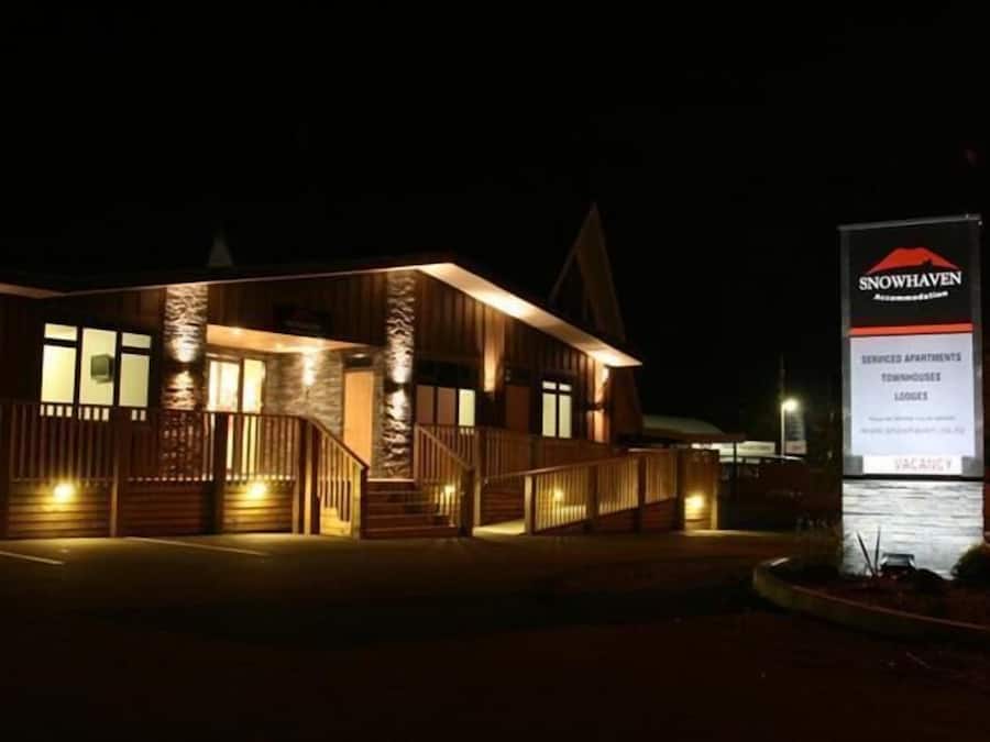 Front of property – evening/night