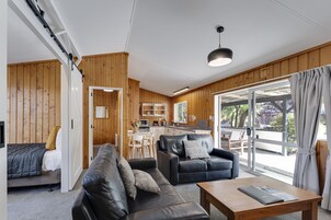 Three Bedroom Apartment | Individually decorated, blackout drapes, iron/ironing board