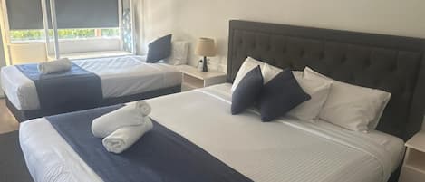 Blackout drapes, soundproofing, iron/ironing board, free WiFi