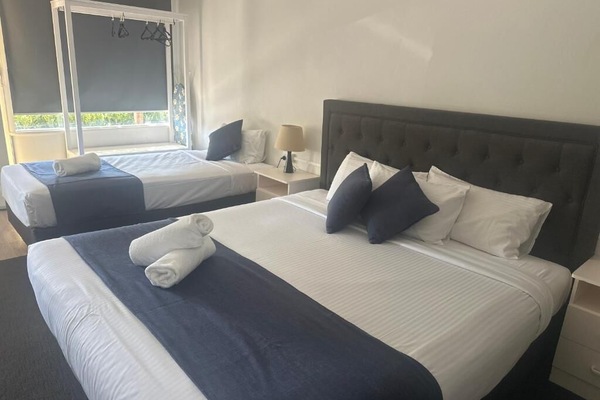 Blackout drapes, soundproofing, iron/ironing board, WiFi (free)