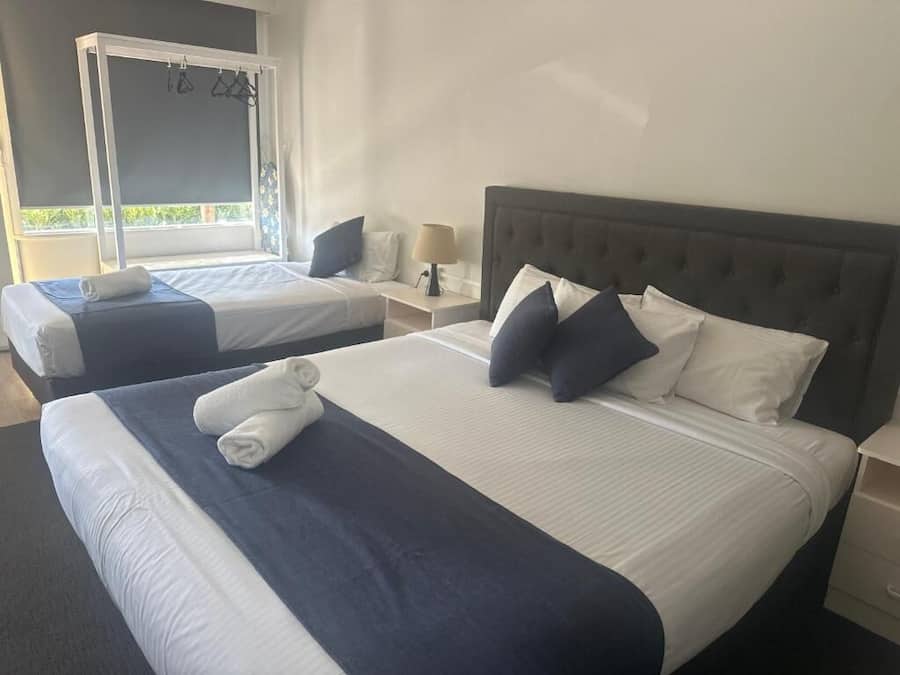 Blackout drapes, soundproofing, iron/ironing board, free WiFi