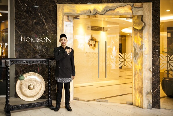 Entrada de la propiedad