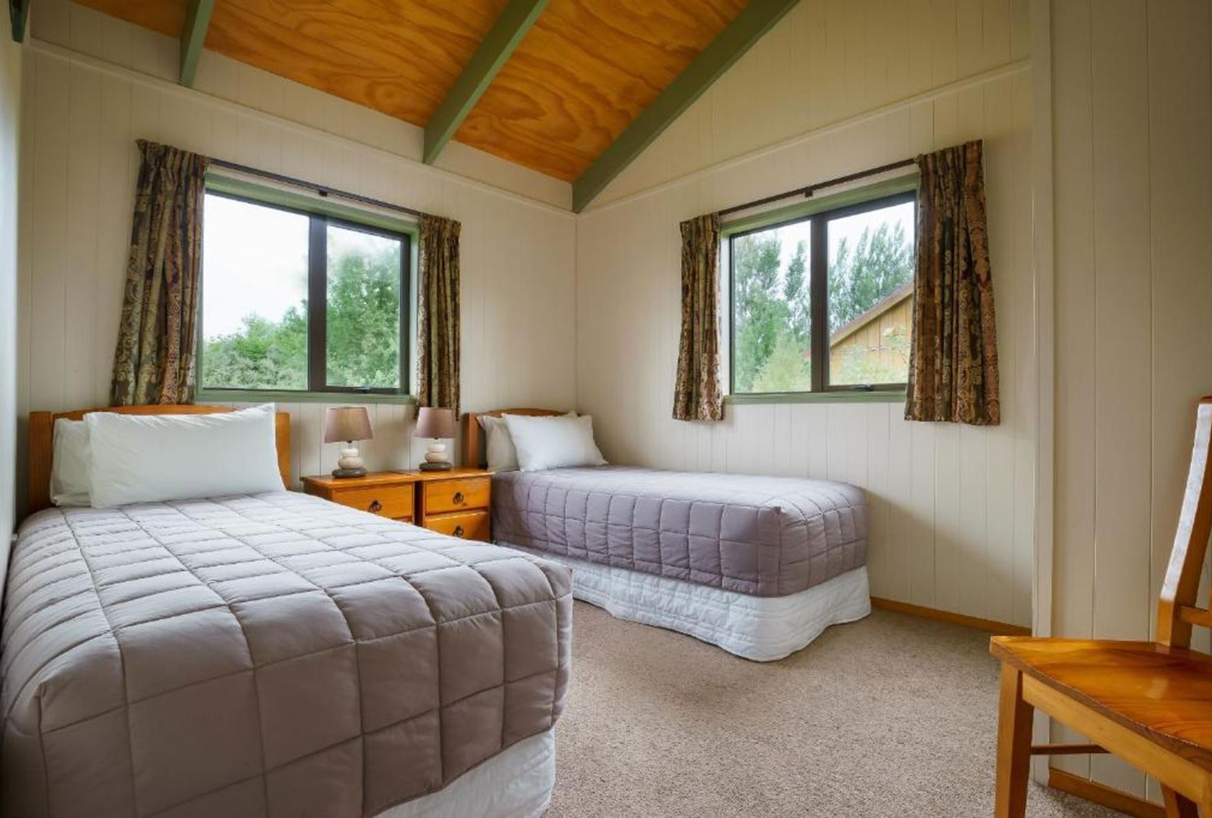 Premium bedding, individually decorated, individually furnished