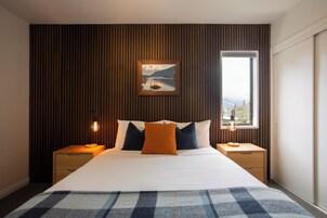 One Bedroom Apartment with Private Balcony | Down comforters, iron/ironing board, travel crib, free WiFi