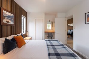 One Bedroom Apartment with Private Balcony | 1 bedroom, down comforters, iron/ironing board, travel crib