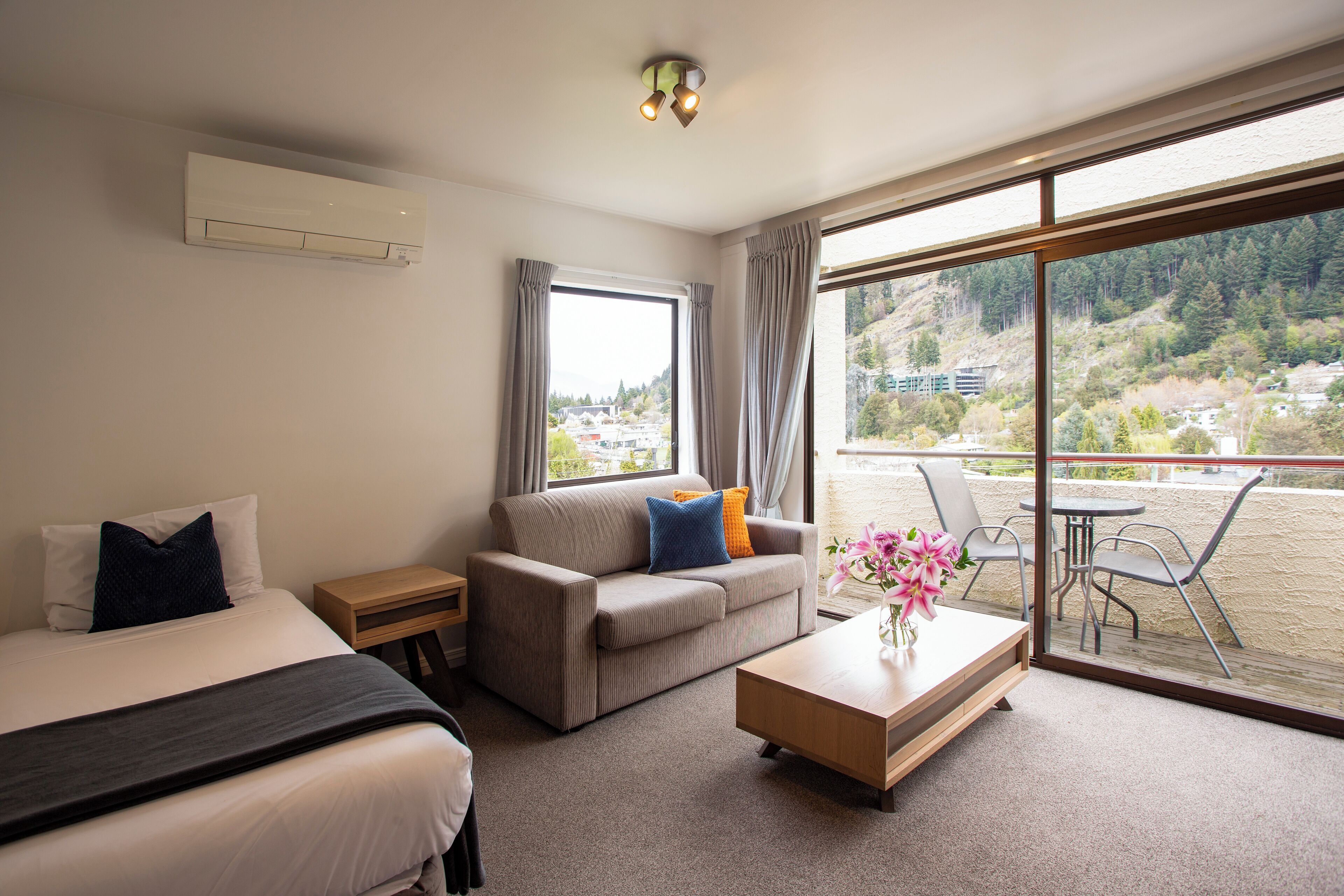 One Bedroom Apartment with Private Balcony | Living area