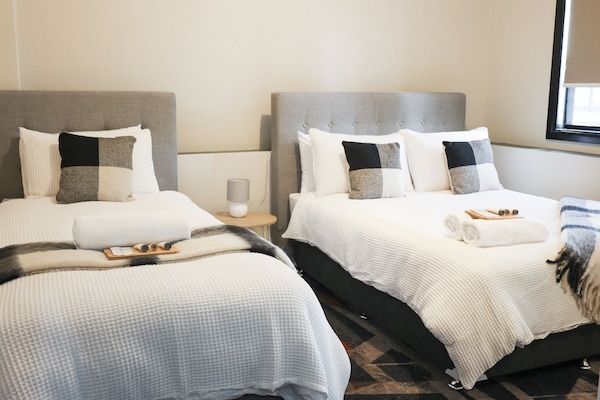 Signature Apartment, Multiple Beds | Desk, iron/ironing board, bed sheets