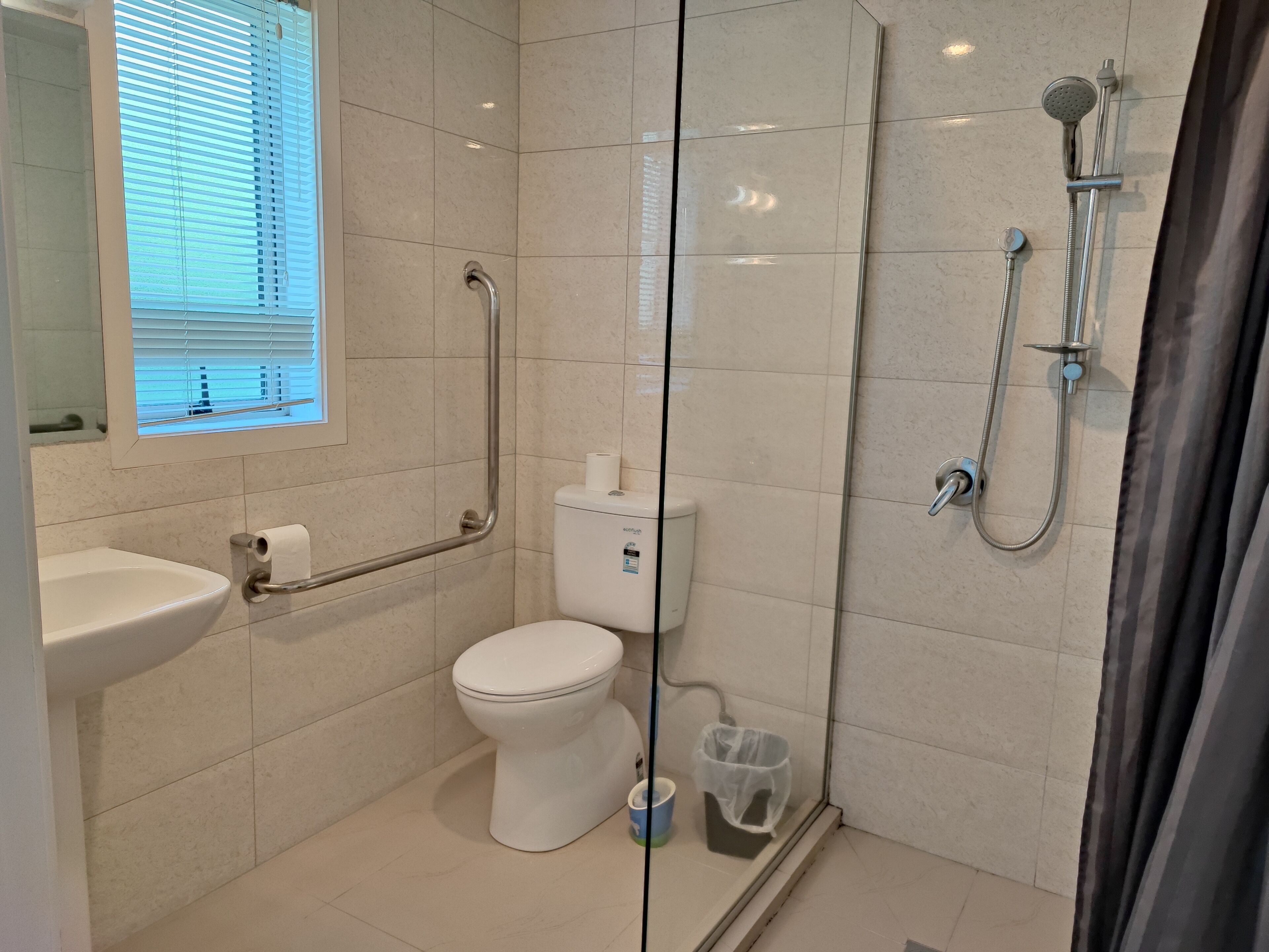 스튜디오, 더블  침대 1개, 장애인 지원 | 욕실 | 샤워 시설, 타월