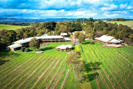 Aerial view. Glen Erin At Lancefield - Vineyard Retreat