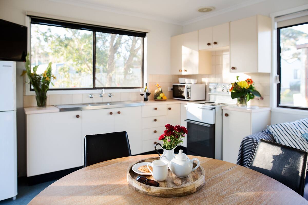 Ferienhütte, 1 Schlafzimmer | Bügeleisen/Bügelbrett, kostenloses WLAN