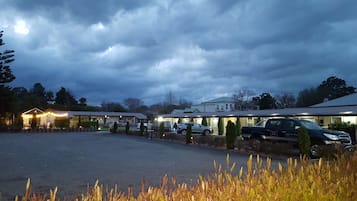 Front of property - evening/night