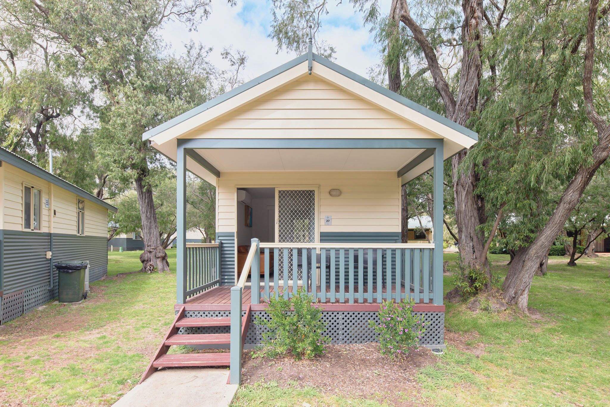 Chambre Standard, non-fumeurs, cuisine (1 Bedroom Cabin) | Terrasse/Patio