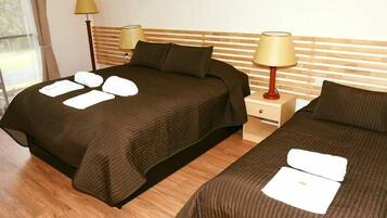 In-room safe, desk, cots/infant beds, bed sheets