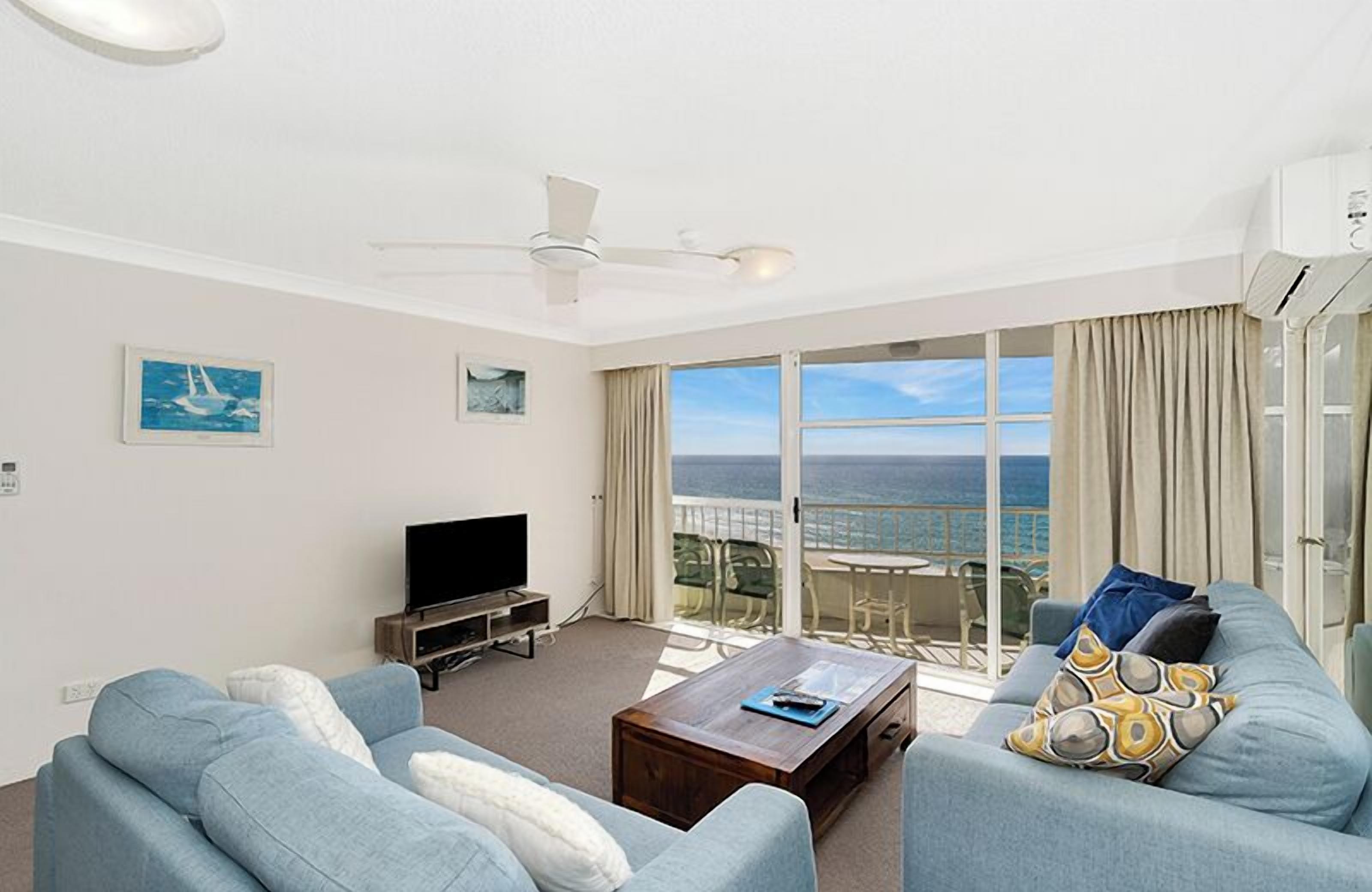 2 bedroom premium apartment | living area | 39-inch flat-screen tv with cable channels, tv