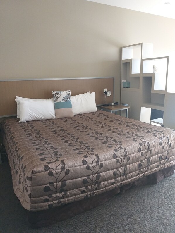 Desk, blackout curtains, iron/ironing board, free cots/infant beds