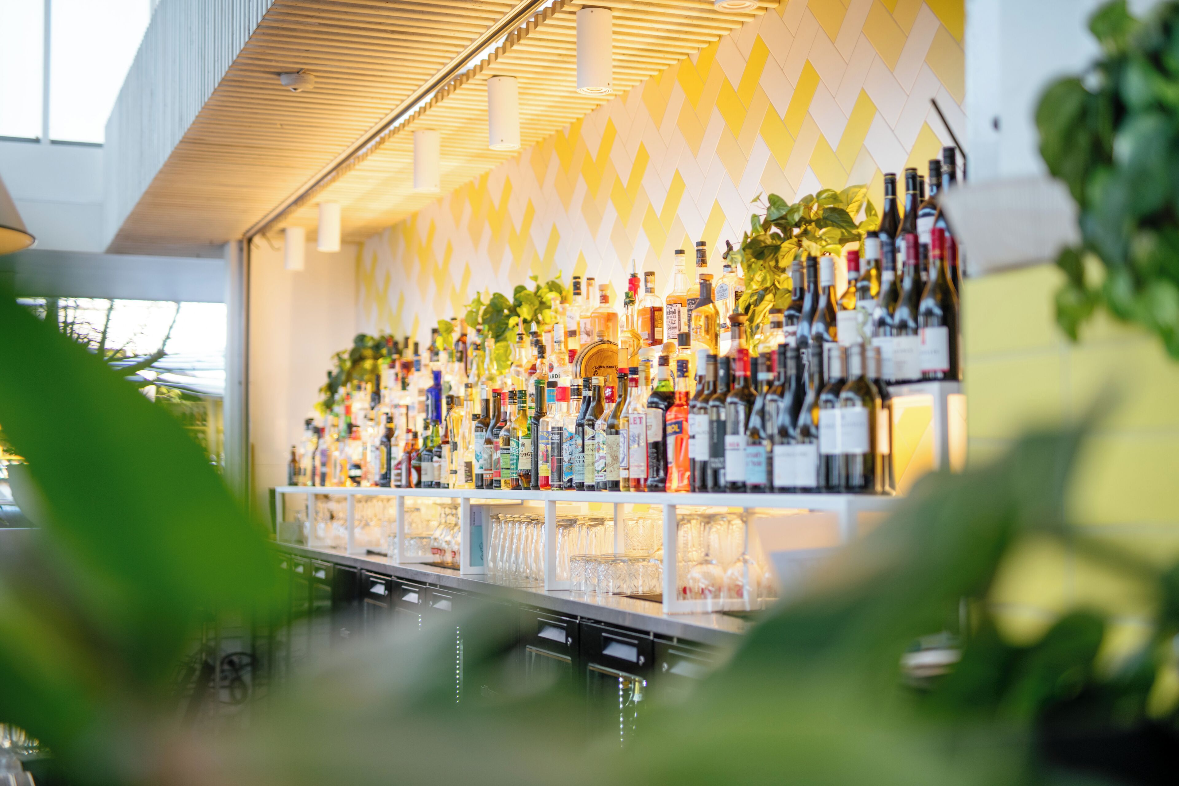 Ocean views, serves lunch and dinner