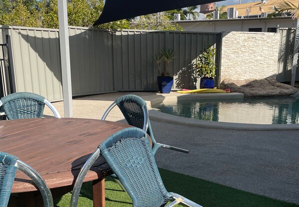 Alberca al aire libre 