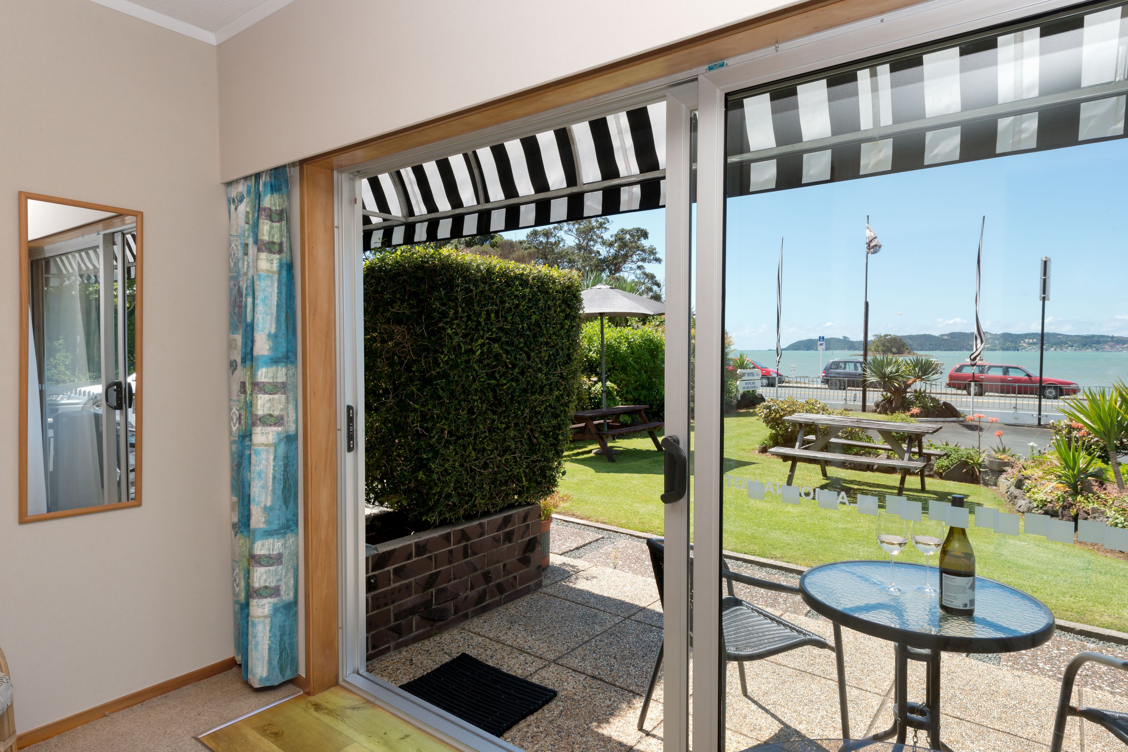 standard studio, non smoking, kitchenette (sea view  studio # 7) | view from room