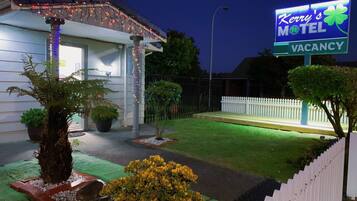 Front of property – evening/night