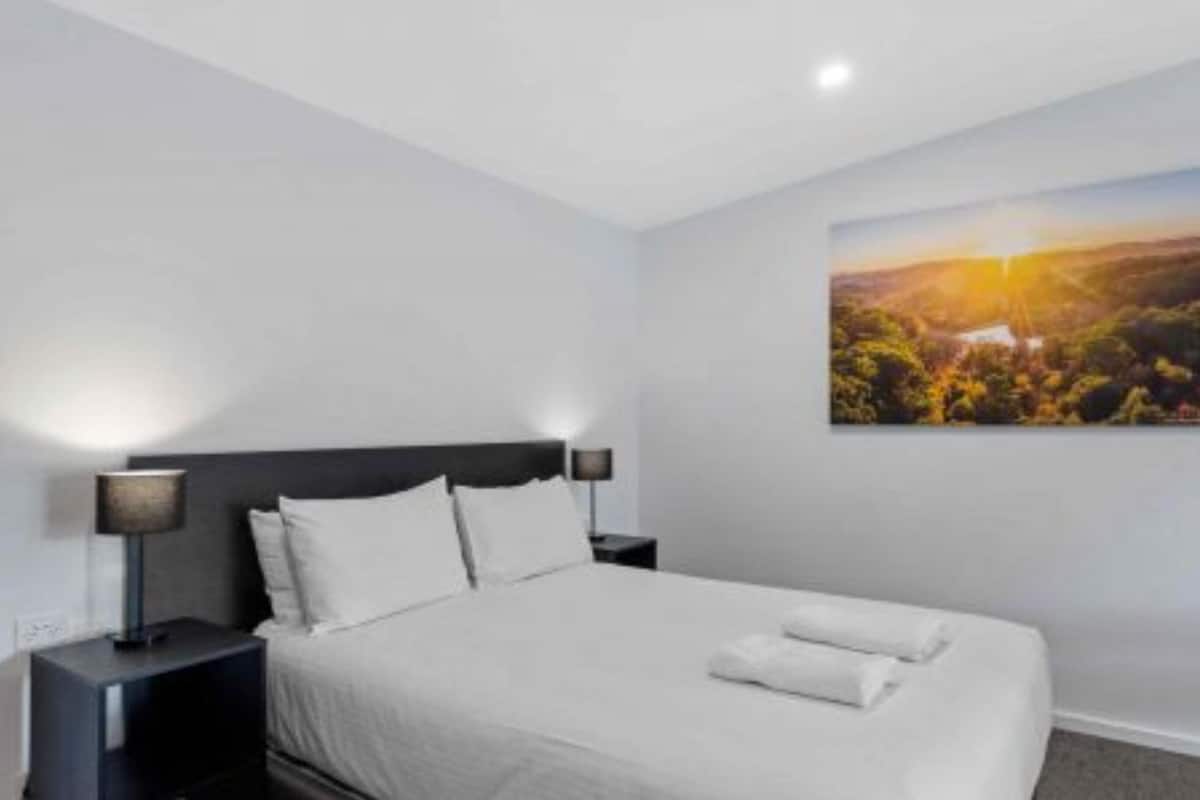 Stuga Superior (Studio - 2 Queen) | Sängtillbehör av högsta kvalitet och mörkläggningsgardiner