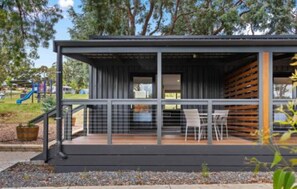 Chalet rustique Supérieur, 1 grand lit (Studio) | Literie de qualité, rideaux d’obscurcissement, fer et planche à repasser
