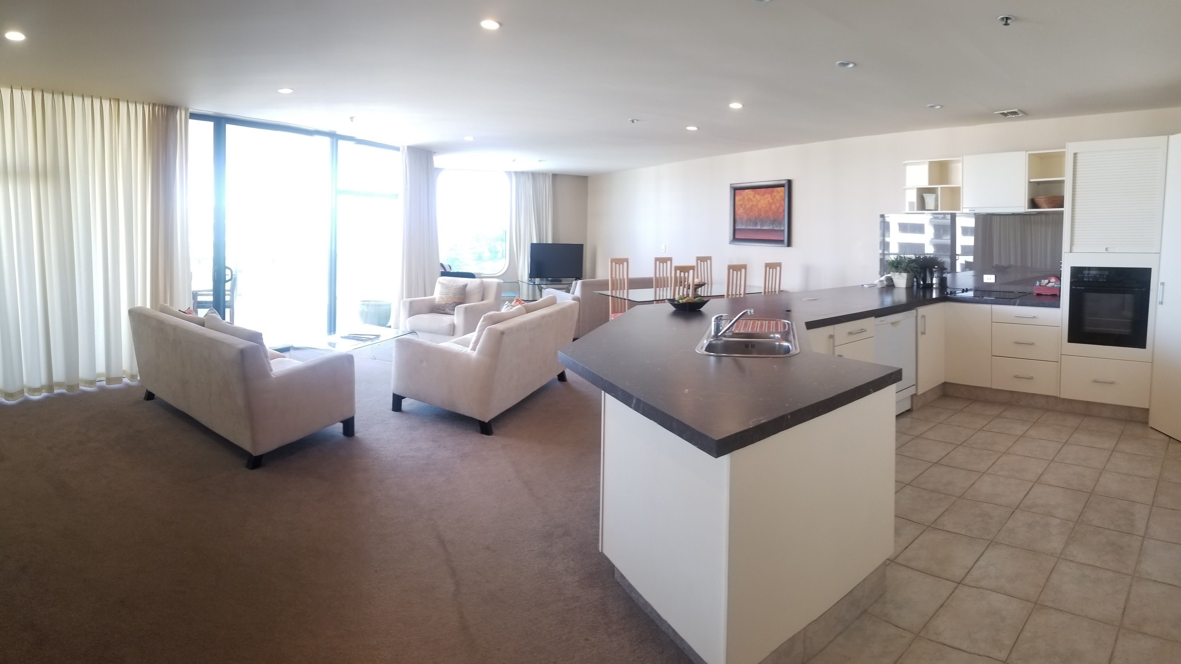 Apartamento ejecutivo | Cocina privada | Hervidor eléctrico y congelador