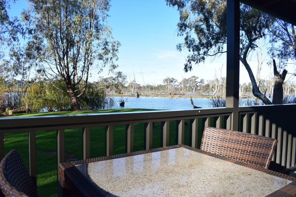 2 Bedroom Waterfront Cabin- Access Friendly | Terrace/patio