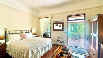 Premium bedding, individually decorated, individually furnished