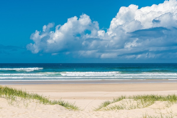 Vue sur la plage/lâocĂ©an