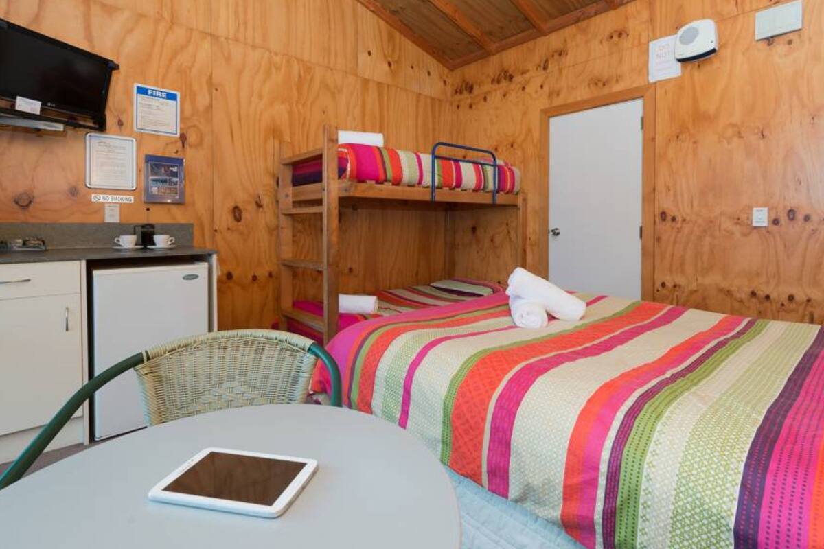 Desk, cots/infant beds, free WiFi, bed sheets