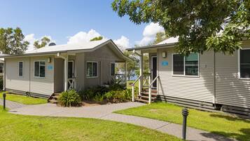 Villa, uitzicht op meer | Beddengoed