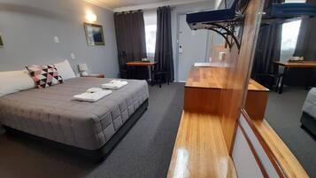 Blackout drapes, soundproofing, iron/ironing board, free WiFi