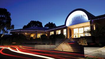 Front of property – evening/night
