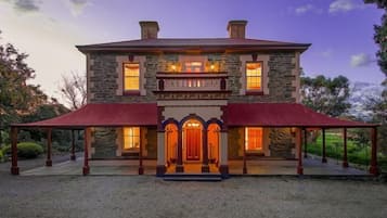 Front of property – evening/night