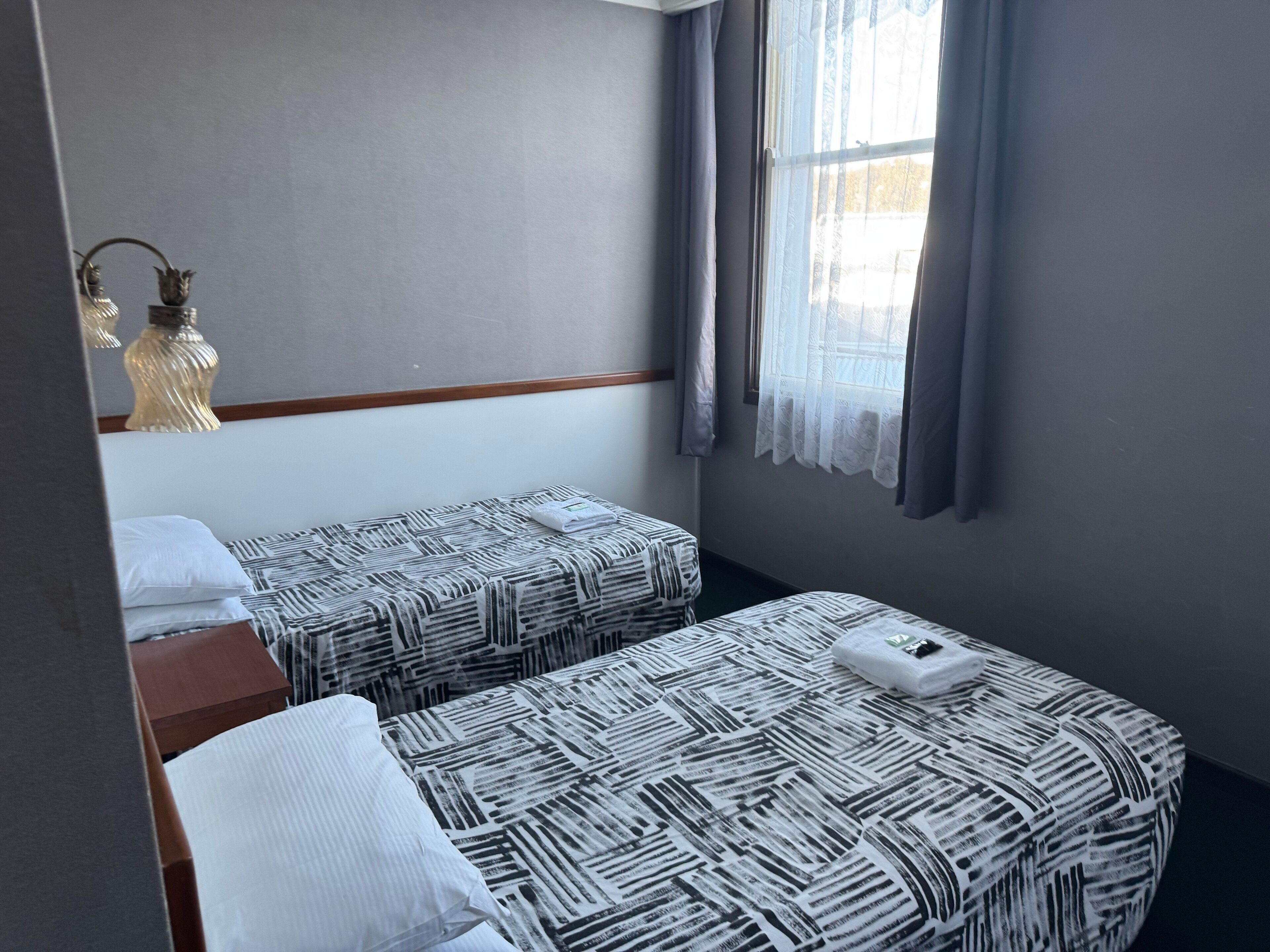 Individually decorated, individually furnished, iron/ironing board