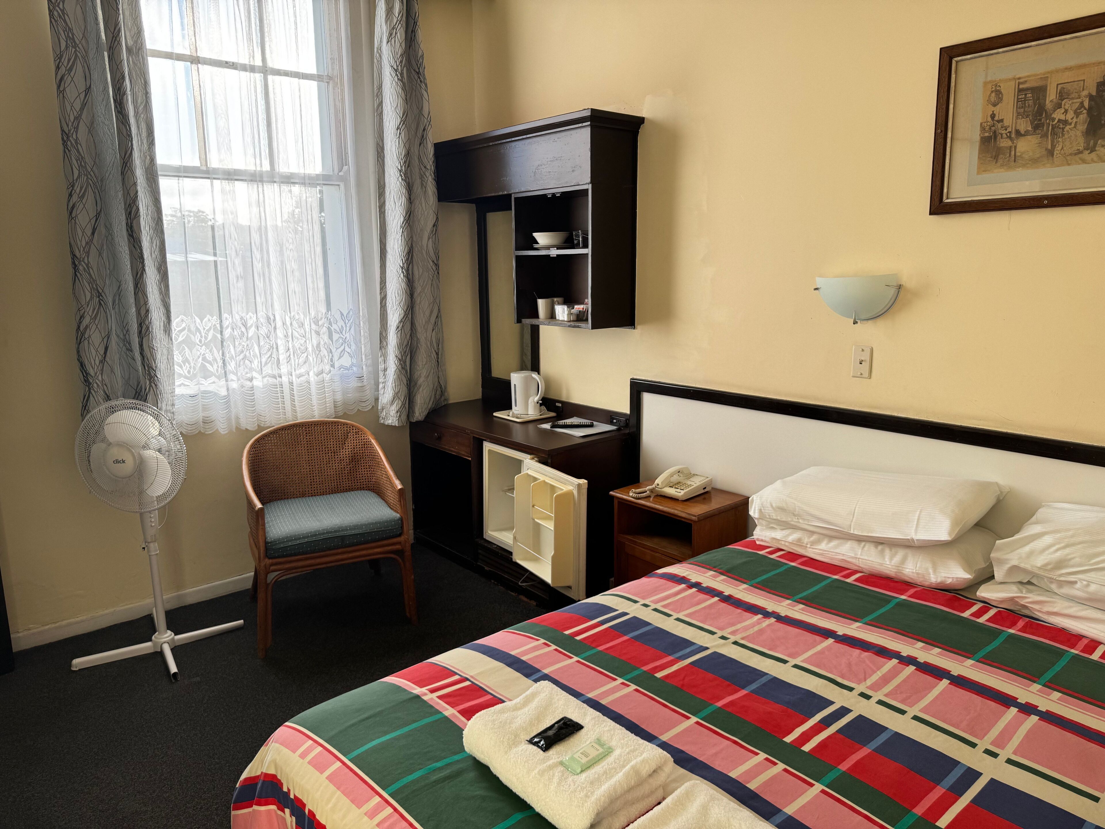 Individually decorated, individually furnished, iron/ironing board