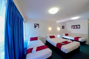 Desk, iron/ironing board, free WiFi, bed sheets