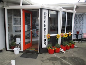 Entrée de l’hébergement